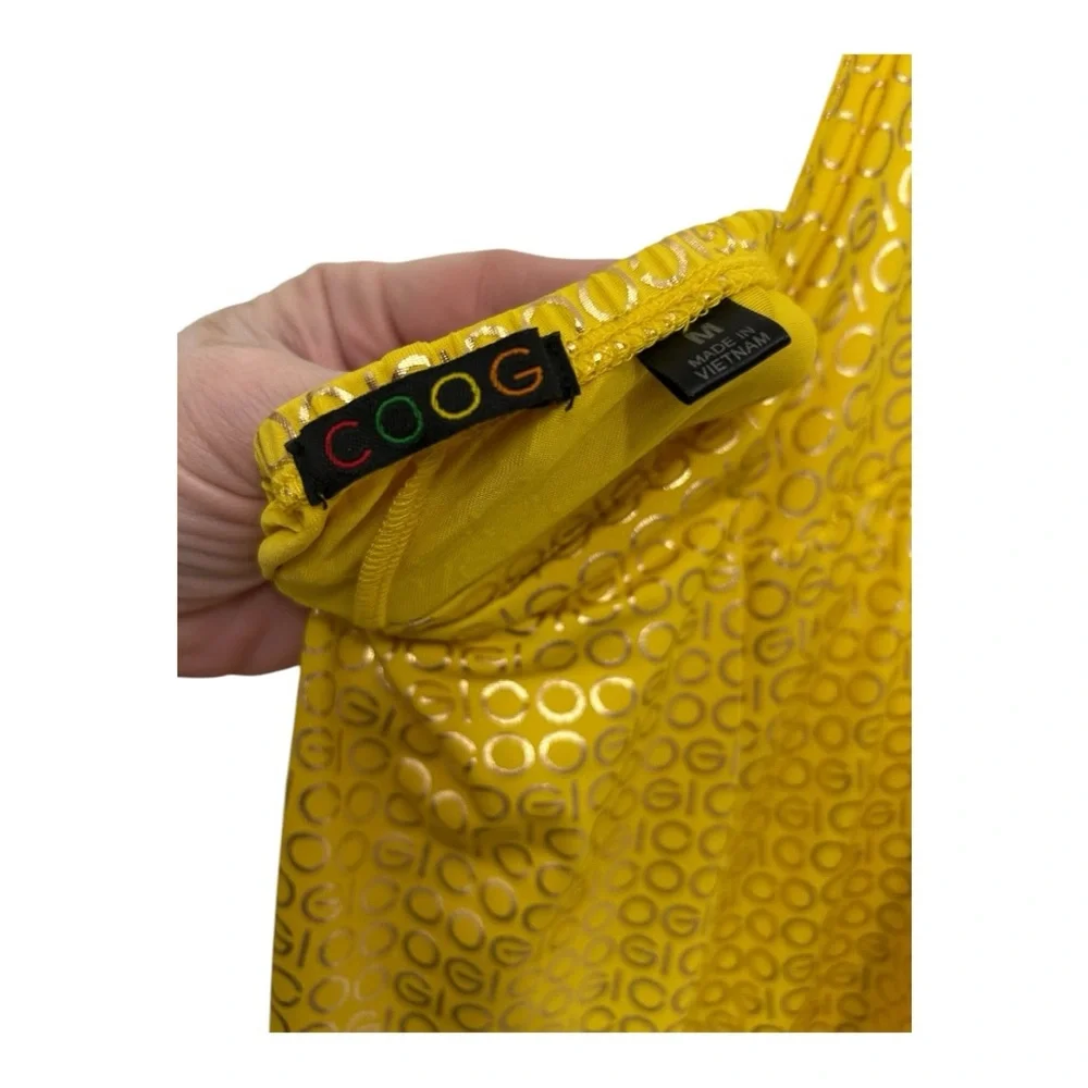 COOGI Yellow Halter Sundress Coverup Size Medium